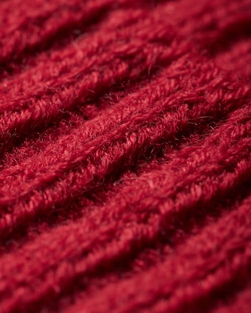 laydown detail image of Japanese Rib Knit Beanie