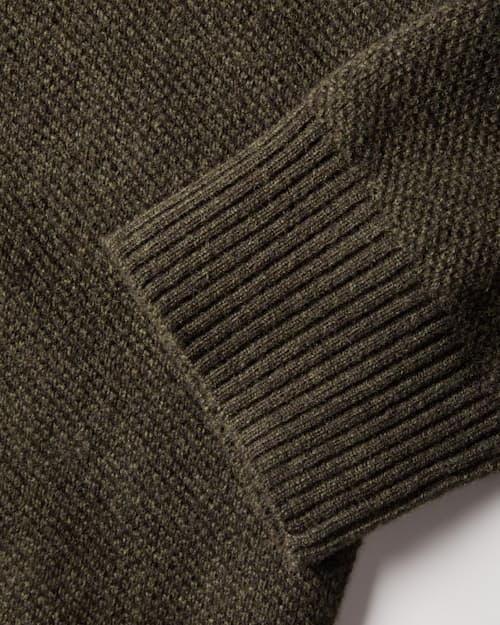 laydown detail image of Fine Merino Crewneck Sweater