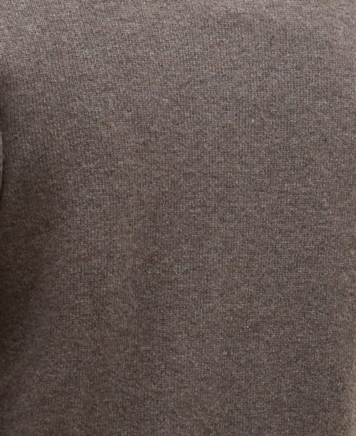 laydown detail image of Essential Patch Zip Through Knitted Jumper