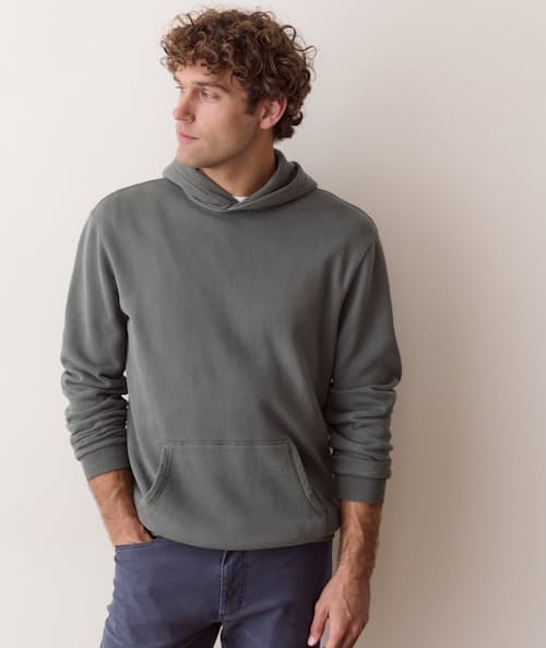 on model image of Relaxed Cloud 9 Fleece Hoodie