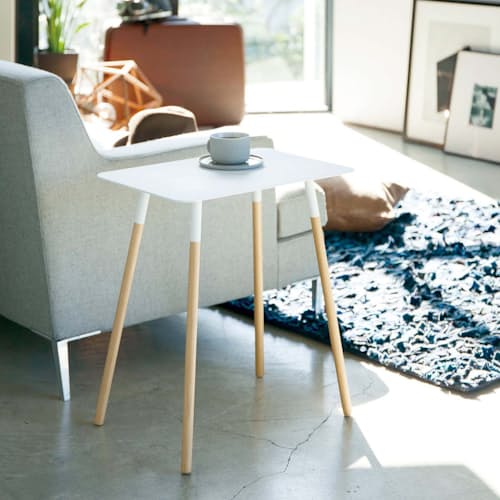 lifestyle image of Plain Rectangular Side Table