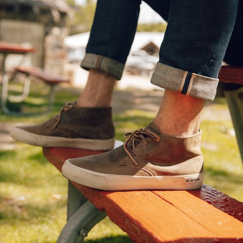 lifestyle image of Maslon Desert Boot