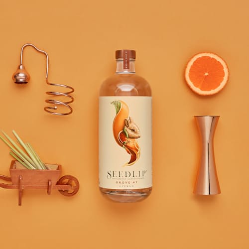 laydown image of Distilled Non-Alcoholic Spirit Set