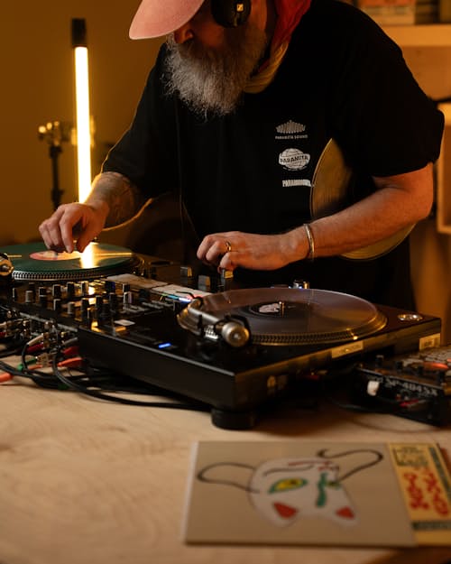 lifestyle image of DIRT Japan Soundtrack Vinyl