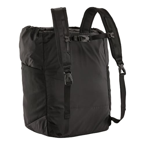 laydown image of Ultralight Black Hole Tote Pack - 27L