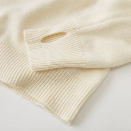 laydown image of Women's Square Crewneck Sweater