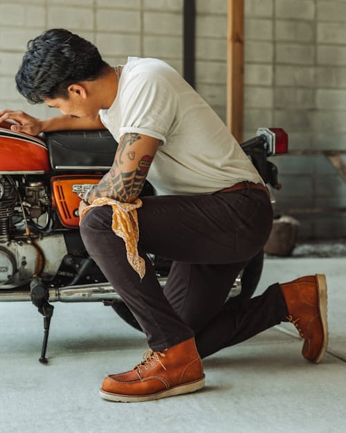 lifestyle image of Hemp Henley