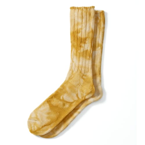 laydown image of Uneven Dye Crew Sock