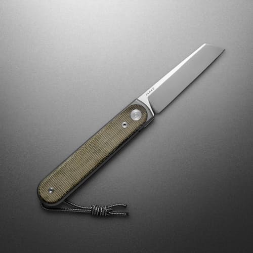 laydown image of The Duval Pocket Knife - Straight