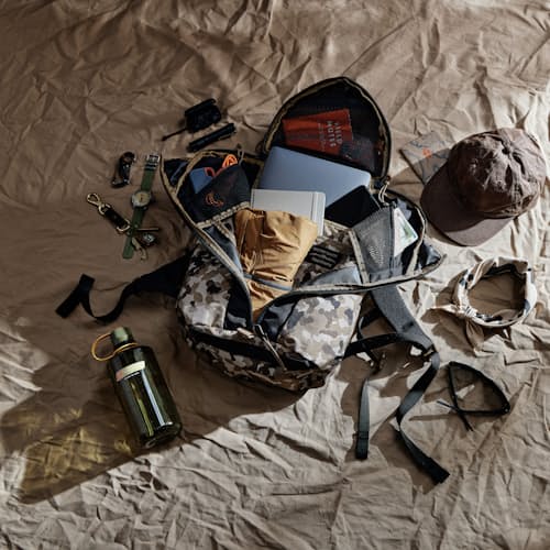 lifestyle image of Huckberry X Mystery Ranch Urban Assault - 21L Backpack