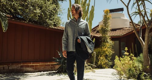 lifestyle image of Selvedge Architect Shirt