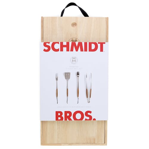 laydown image of 4-Piece BBQ Tool Set
