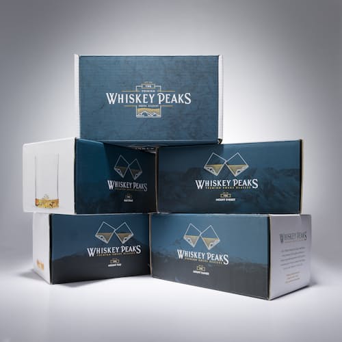 lifestyle image of Denali - Set of 2 Whiskey Glasses