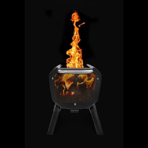 laydown image of Portable Smokeless Wood-Burning FirePit