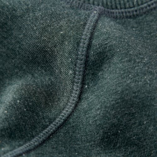 laydown image of Speckle Fleece Crew