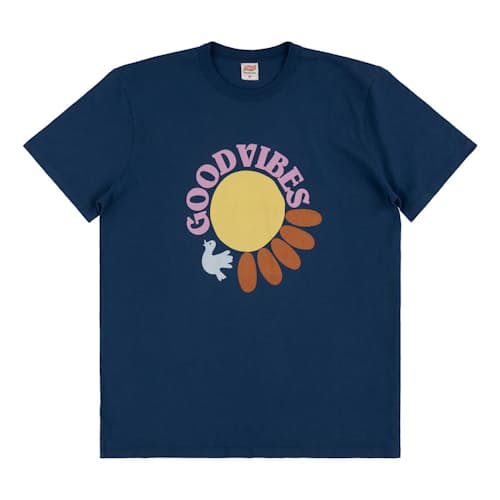 laydown image of Good Vibes Graphic Tee