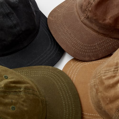 laydown detail image of Waxed Canvas 6-Panel Hat