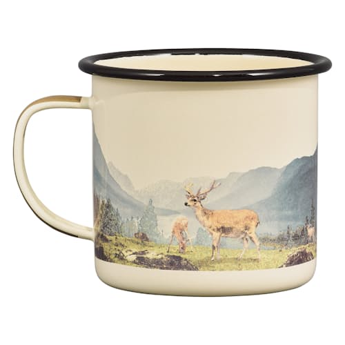 laydown image of Enamel Mug