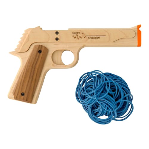 laydown image of Model 1911 Rubber Band Gun