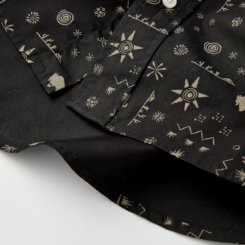 laydown image of Short Sleeve Bandana Shirt
