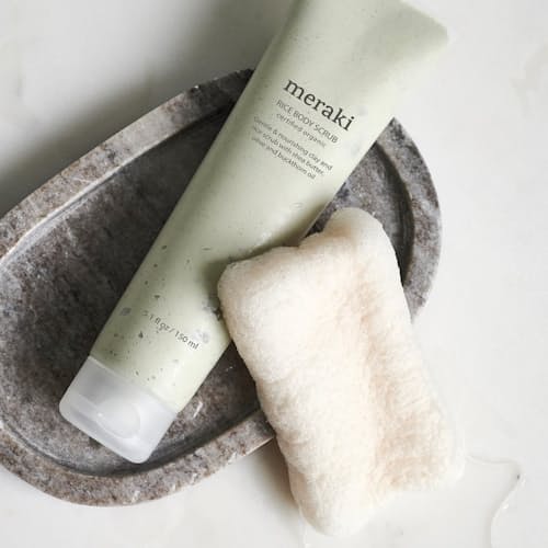 laydown image of Rice Body Scrub