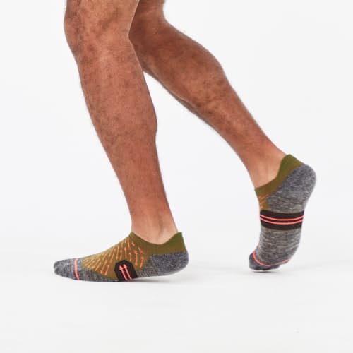 on model image of T3 Ankle Sock