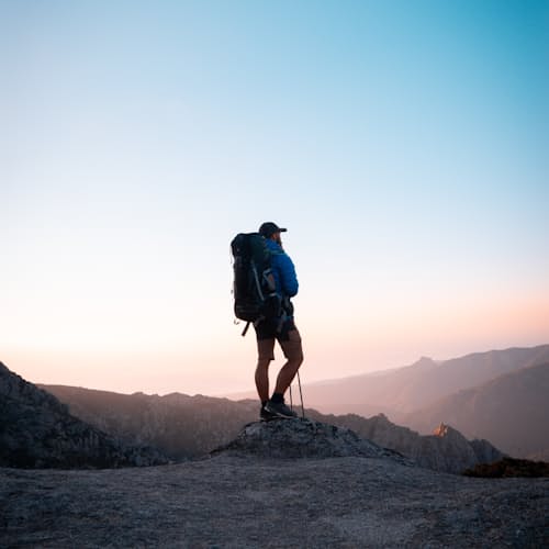 lifestyle image of T3 Hike Sock