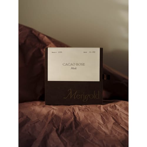 laydown image of Cacao Rose Mask