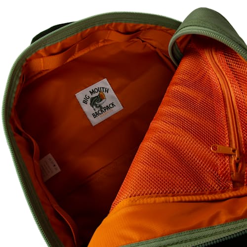 laydown image of Big Mouth Backpack