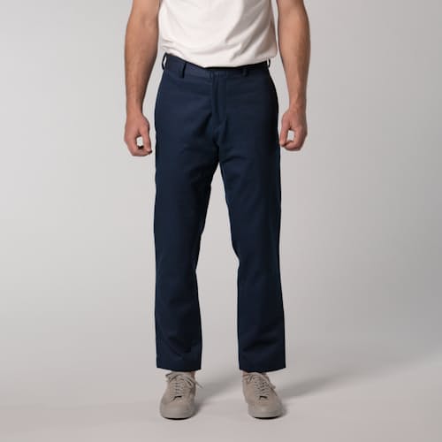 lifestyle image of Classic American Twill Straight Chino