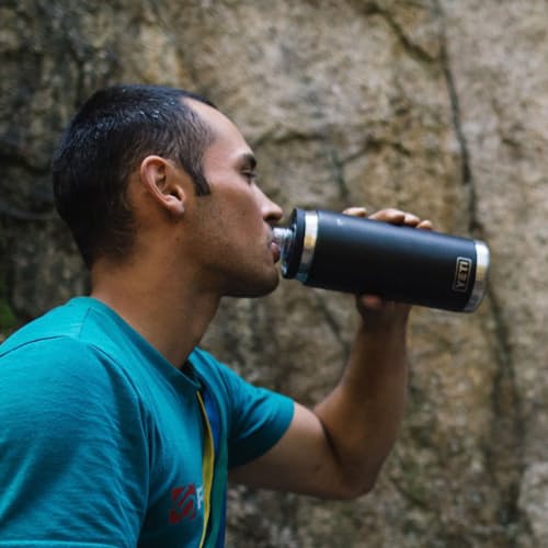 laydown image of Rambler 26 oz Bottle Chug Top
