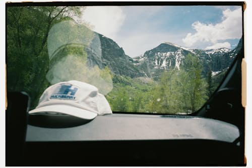 lifestyle image of Fast Lane Logo Rope Hat