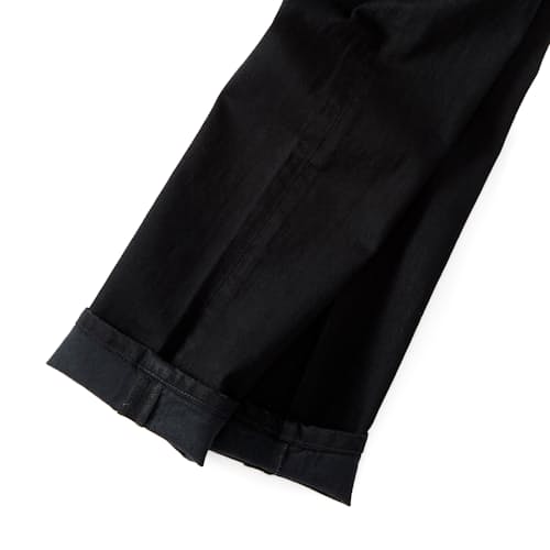 laydown image of Jet Black Jeans - Slim