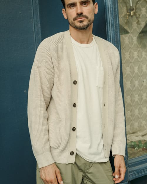 lifestyle image of Bolinas V-Neck Cardigan