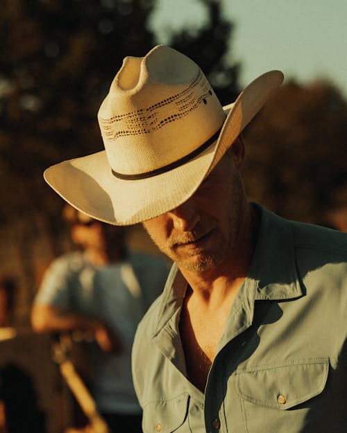 lifestyle image of Longhorn Straw Hat