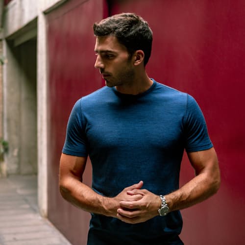 laydown image of 72-Hour Merino Tencel Tee