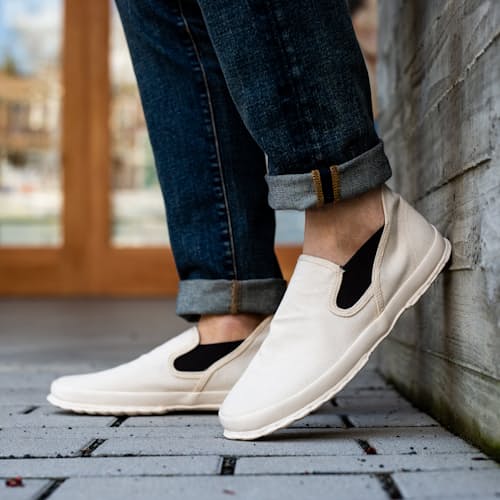 laydown image of Canvas Slip-On