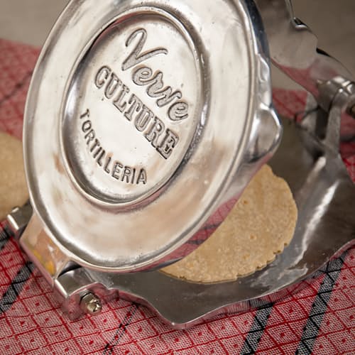 laydown image of Polished Tortilla Press
