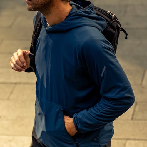 laydown image of Weightless Insulated Hoodie
