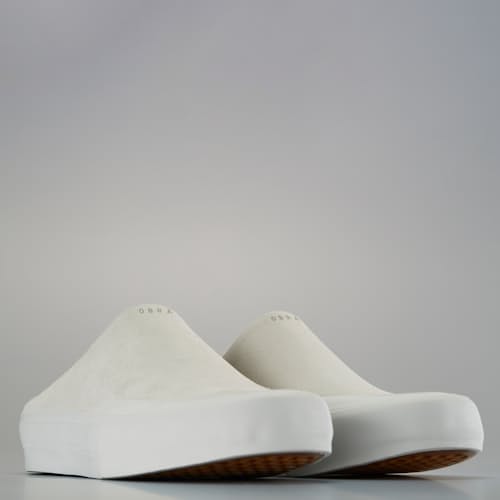laydown image of Light Suede Mule Wrap