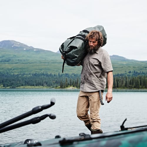 laydown image of Large Submersible Dry Duffel Bag