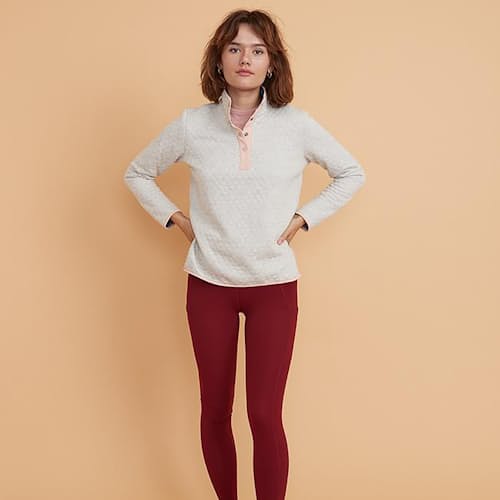 laydown image of Women's Corbet Reversible Pullover