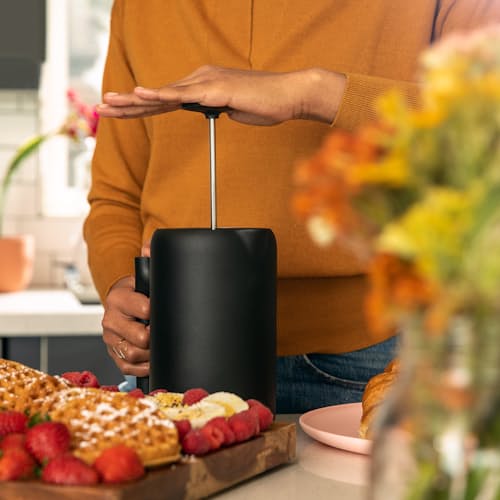 lifestyle image of Clara French Press Coffee Maker
