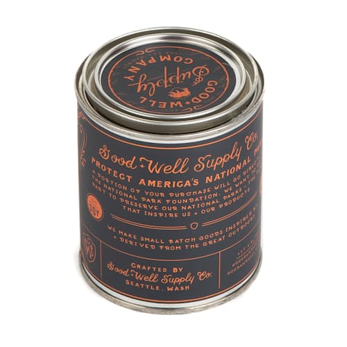 laydown image of Yosemite National Park Candle