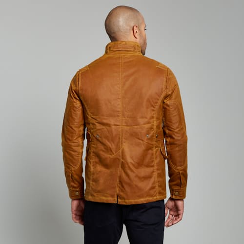 lifestyle image of Waxed Bexley Jacket
