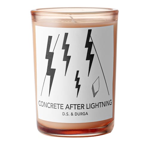 laydown image of Concrete After Lightning Candle