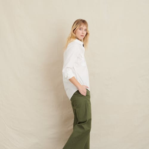 laydown image of Women's Georgie Pocket Shirt