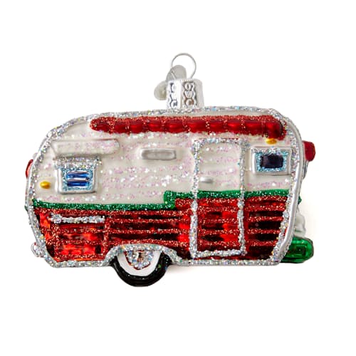 laydown image of Travel Trailer Ornament