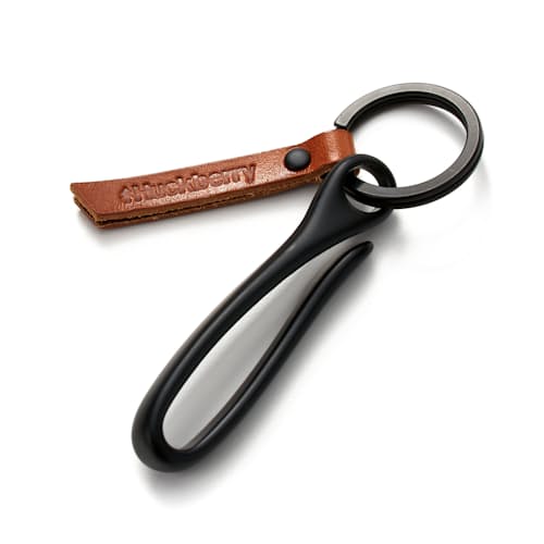 laydown image of Huckberry Fish Hook Key Ring