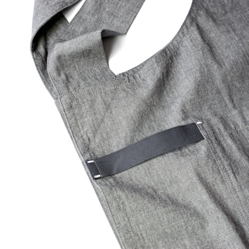 laydown image of Chambray Smock Apron
